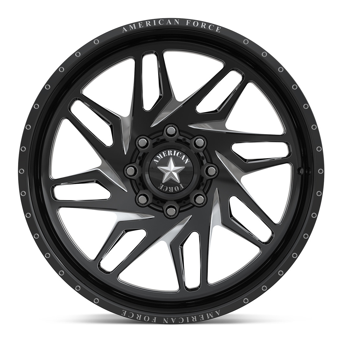 American Force Forged Wheels Jackal CKH51 Black Milled 20x12 -55mm Offset 6x139.7 (6x5.5)