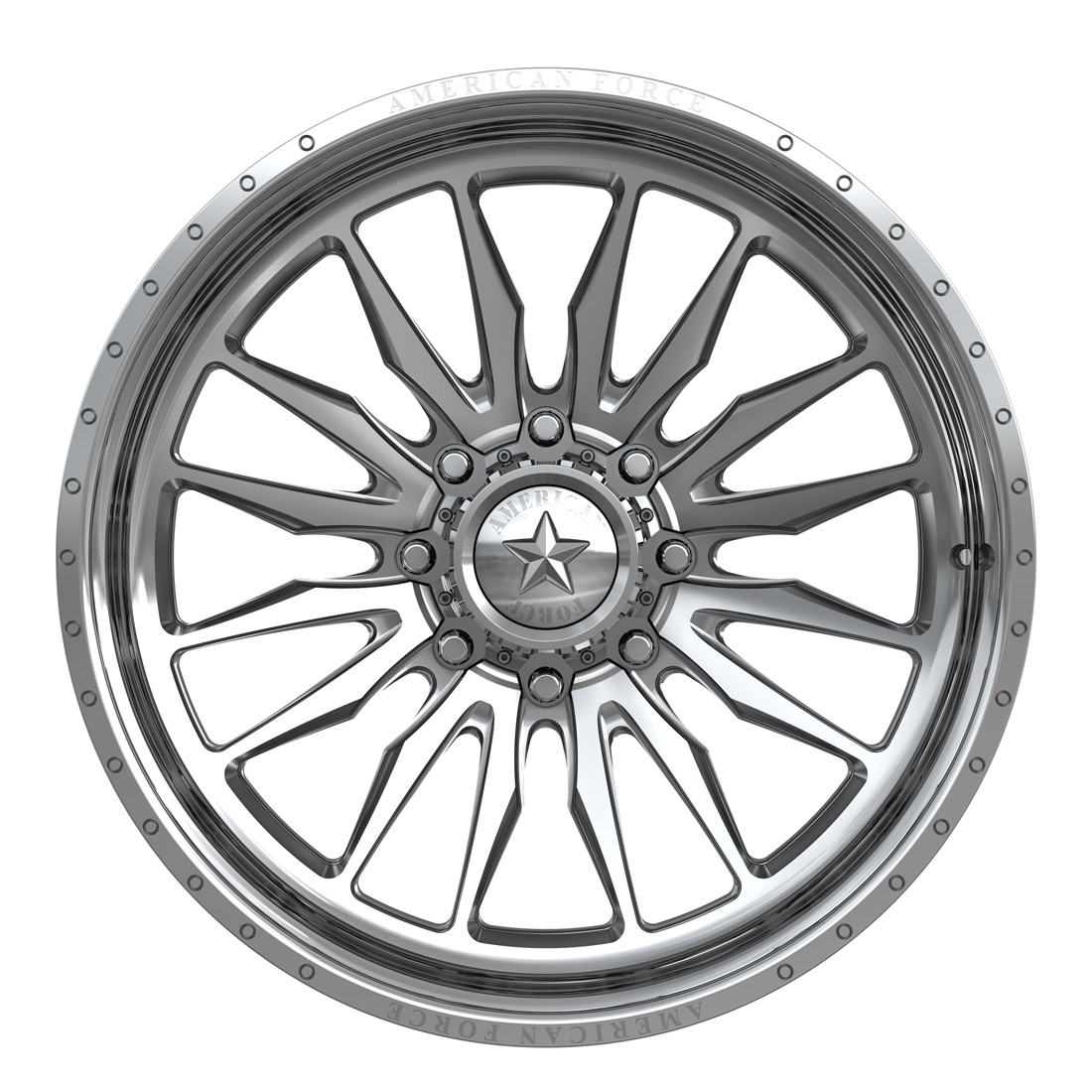 American Force Forged Wheels Provoke CKH54 Polished 20x12 -55mm Offset 6x139.7 (6x5.5)