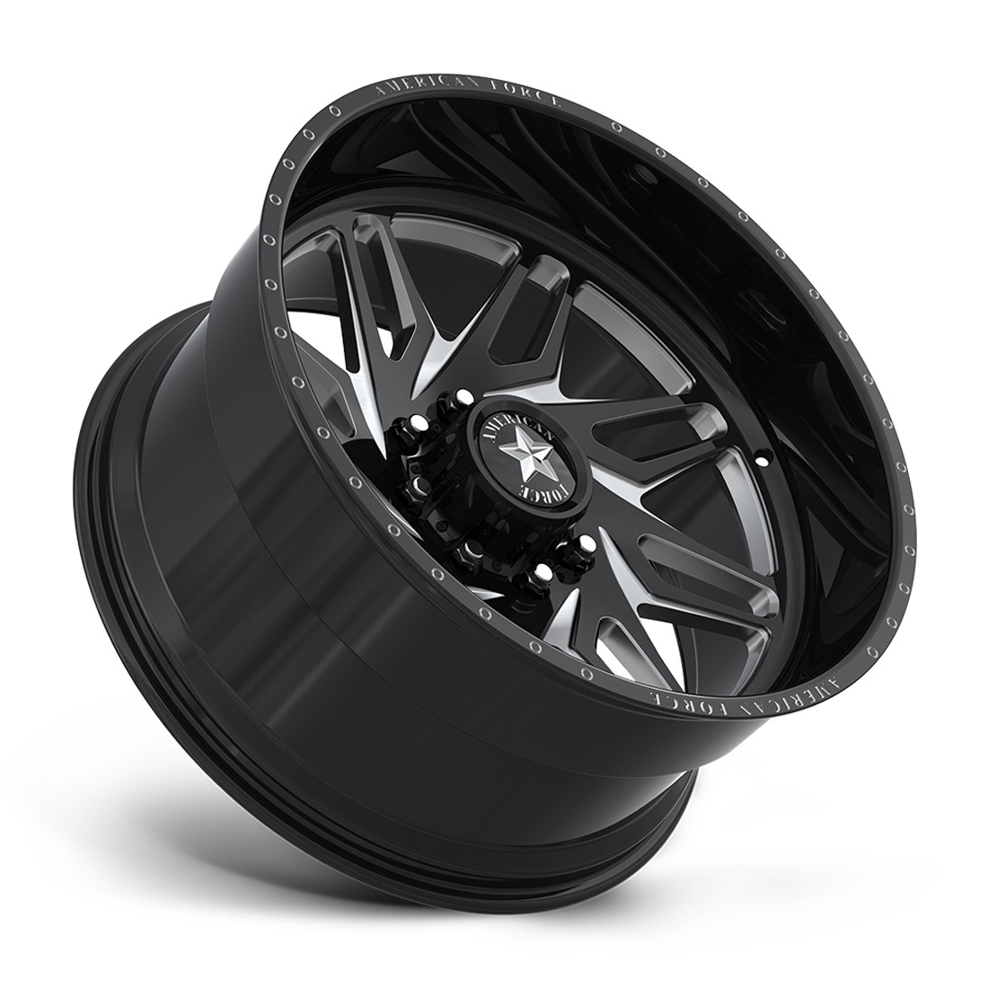 American Force Forged Wheels Jackal CKH51 Black Milled 20x12 -55mm Offset 6x139.7 (6x5.5)