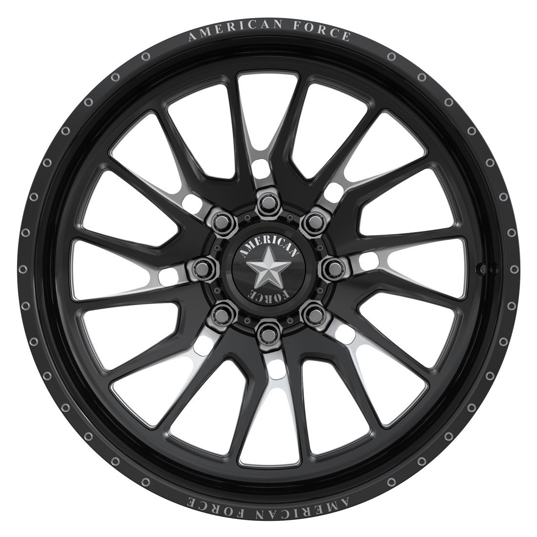 American Force Forged Wheels Kane CKH53 Black Milled 20x12 -55mm Offset 6x139.7 (6x5.5)