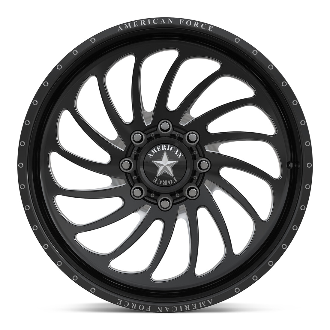 American Force Forged Wheels Torrent CKH52 Black Milled 20x12 -55mm Offset 6x139.7 (6x5.5)