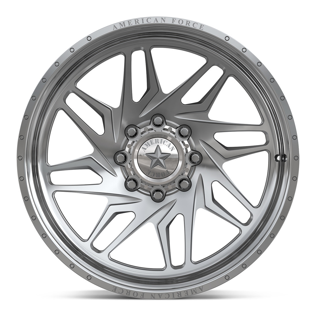 American Force Forged Wheels Jackal CKH51 Polished 22x12 -55mm Offset 6x139.7 (6x5.5)