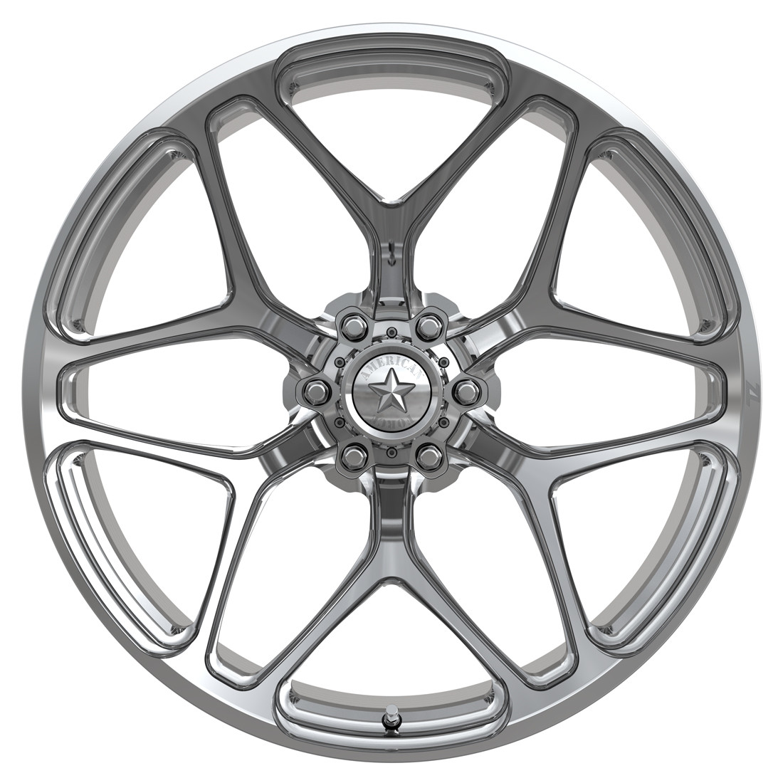 American Force Forged Wheels Chase ZL Z104 Polished 24x14 -73mm Offset 6x139.7 (6x5.5)