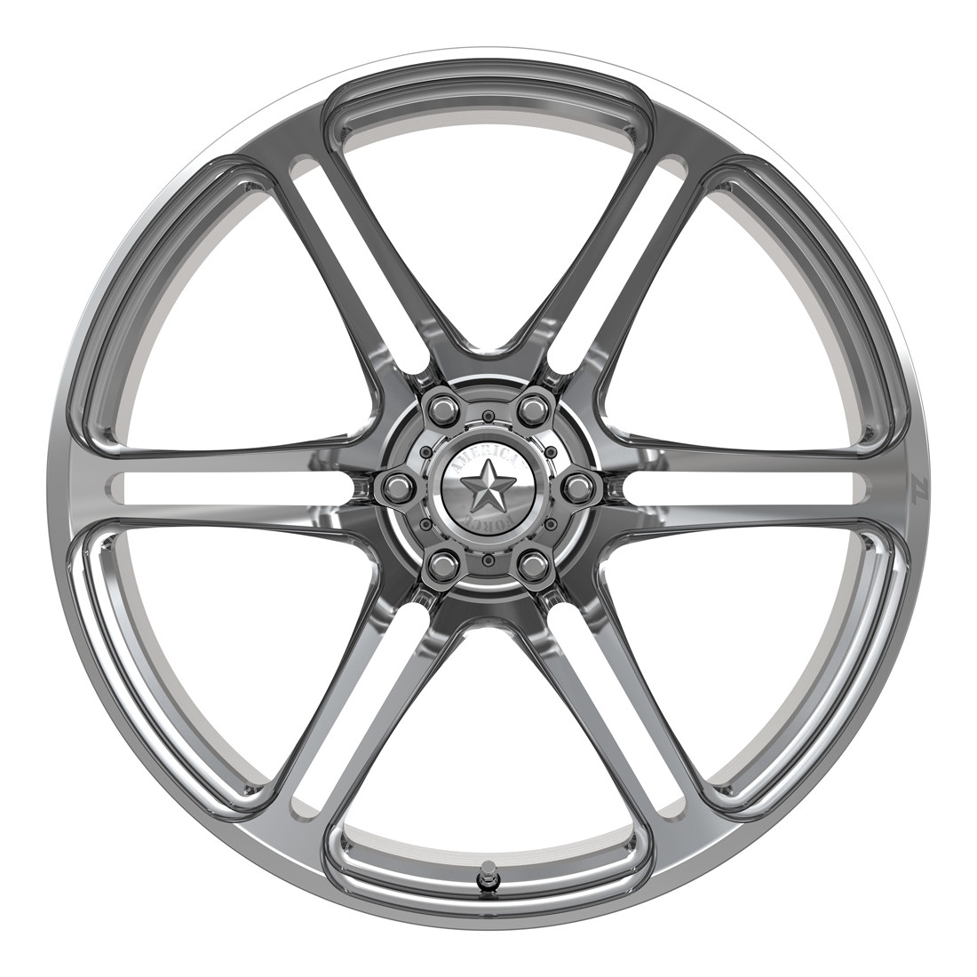 American Force Forged Wheels Ether ZL Z101 Polished 22x12 -40mm Offset 6x139.7 (6x5.5)