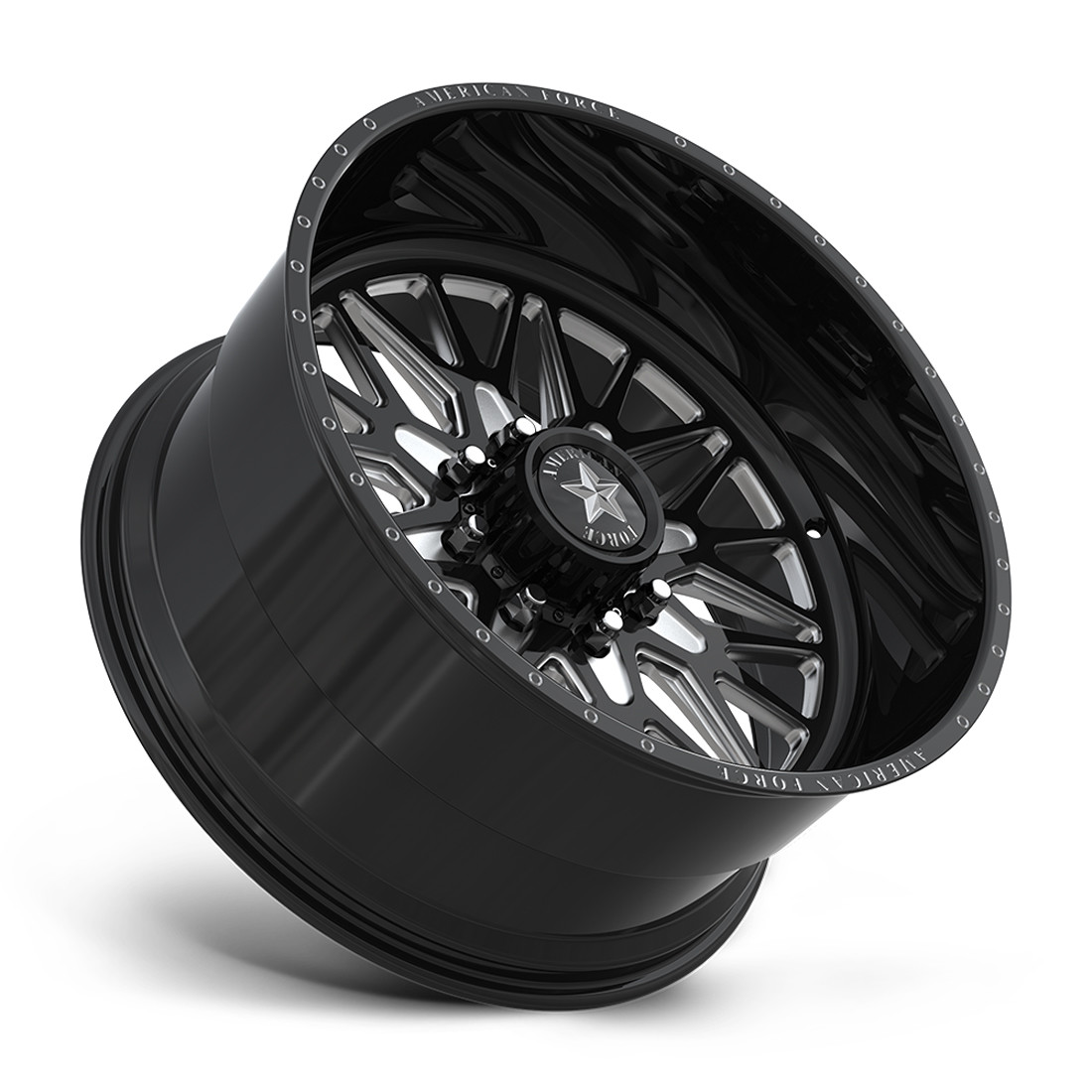 American Force Forged Wheels Iceberg N57 Black Milled 20x9 0mm Offset 6x139.7 (6x5.5)