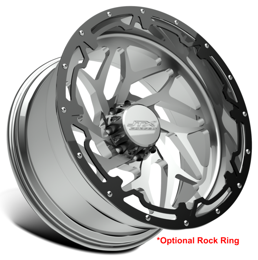 JTX Forged Wheels Game Polished 26x14 -76mm Offset 6x139.7 (6x5.5)